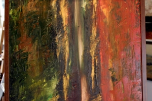 Kaugus õli lõuend 53x63 650.-