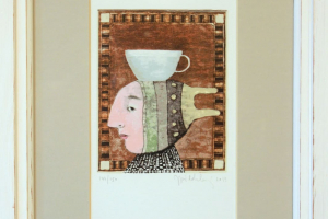 Jüri Mildeberg, serigraafia, 34,5 x 25,5 cm, hind 150.-