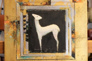 Ohvritall 2009 õli puit 33x33