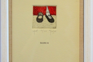 "Saabuja" (ofort) 2010. 17 x 23 cm