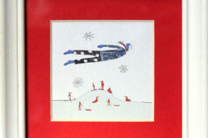 Liisa Maria Murdvee graafika IX, 12 x 12 cm.