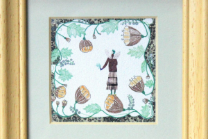 Liisa Maria Murdvee graafika XI, 12 x 12 cm.