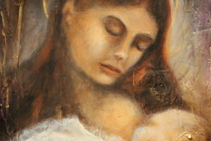 Monica del Norte \"Öine saabuja\" 2019, 39 x 53 cm.