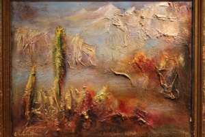 Monica del Norte \" Sierra de Nieves rahvuspark\". 37,5 x 47 cm.