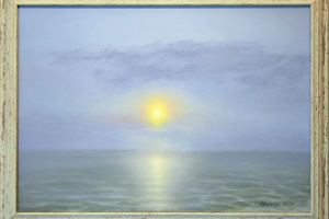 Peeter Kaasik "Mergus" (õli) 2020. 66 x 49 cm. Hind 800.-