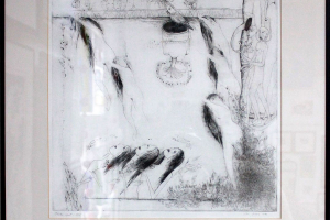 Silvi Liiva "Tants" (ofort) 1970. 53 x 48 cm