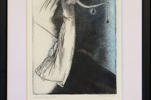 Silvi Liiva "Helin" (ofort) 2010. 35 x 22 cm.