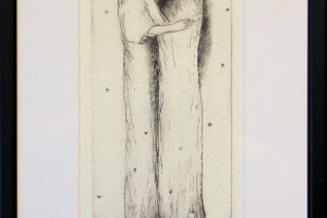 Silvi Liiva "Kohtumine" (ofort) 2019. 35,5 x 22 cm