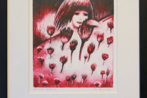 Silvi Liiva "Lilleväli" (ofort) 2006. 32,5 x 27 cm