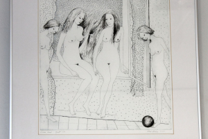 Silvi Liiva "Suur suvi" (ofort) 1970. 53 x 48 cm